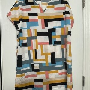 Dress, new L-XL great with leggings or as is, wrinkle free fabric